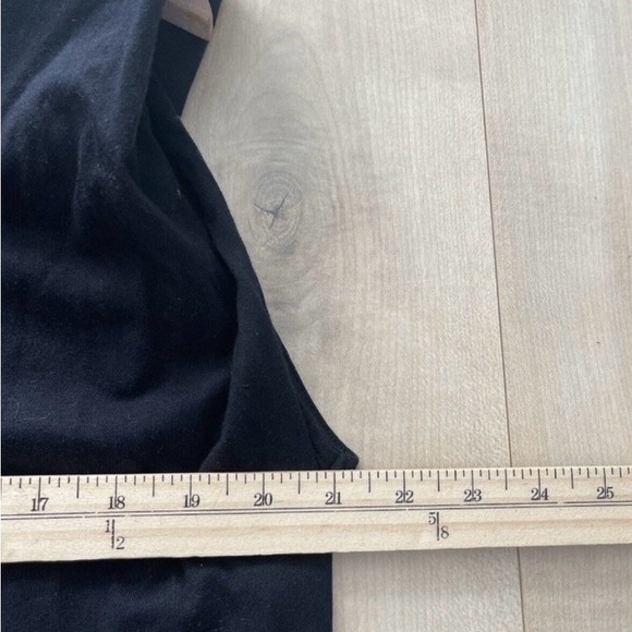 Babaton Artizia Dress Small Shoulder Pad Black T-Shirt Style Crew Neck Casual - Picture 5 of 5